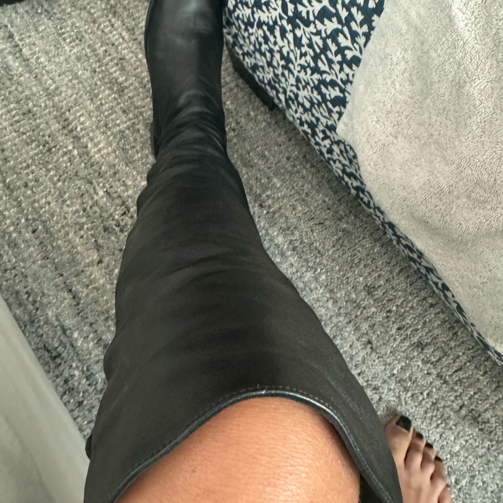 Stuart Weitzman Black Tall Boots Sz 11